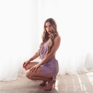 Sexy Pink Rhinestone Birthday/Night out Dress - Sparkly